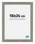 Mura MDF Photo Frame 18x24cm Gray Front Size | Yourdecoration.com