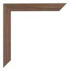 Mura MDF Photo Frame 18x24cm Walnut Dark Detail Corner | Yourdecoration.com