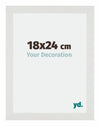 Mura MDF Photo Frame 18x24cm White Matte Front Size | Yourdecoration.com