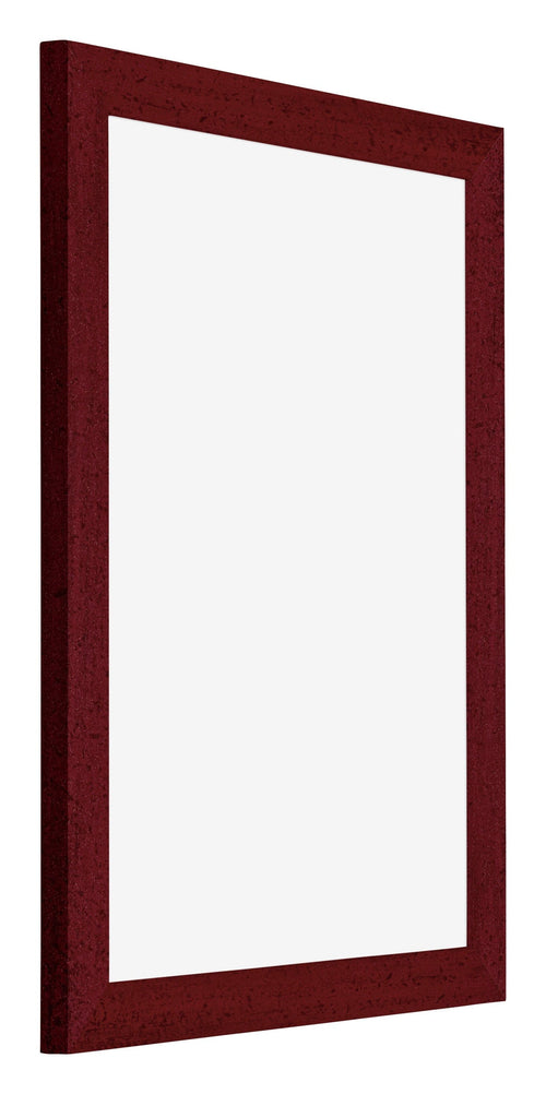 Mura MDF Photo Frame 18x24cm Winered Wiped Front Oblique | Yourdecoration.com