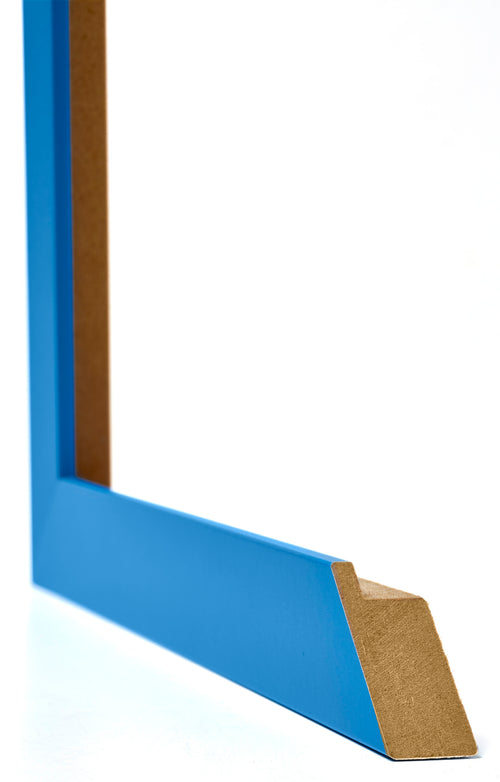 Mura MDF Photo Frame 20x20cm Bright Blue Detail Intersection | Yourdecoration.com