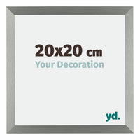 Mura MDF Photo Frame 20x20cm Champagne Front Size | Yourdecoration.com