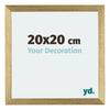 Mura MDF Photo Frame 20x20cm Gold Shiny Front Size | Yourdecoration.com