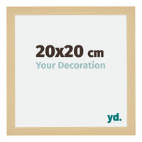 Mura MDF Photo Frame 20x20cm Maple Decor Front Size | Yourdecoration.com