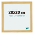 Mura MDF Photo Frame 20x20cm Pine Design Front Size | Yourdecoration.com