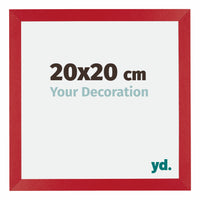 Mura MDF Photo Frame 20x20cm Red Front Size | Yourdecoration.com