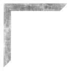 Mura MDF Photo Frame 20x20cm Silver Glossy Vintage Detail Corner | Yourdecoration.com