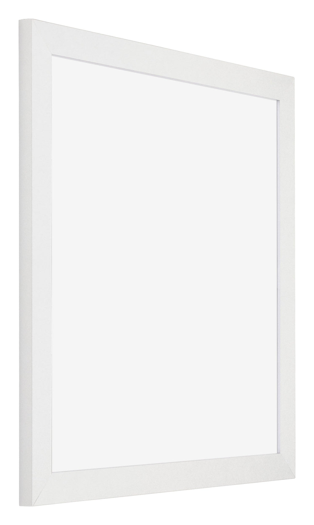 Mura MDF Photo Frame 20x20cm White High Gloss Front Oblique | Yourdecoration.com