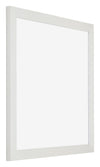 Mura MDF Photo Frame 20x20cm White Matte Front Oblique | Yourdecoration.com