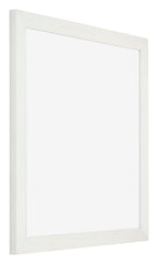 Mura MDF Photo Frame 20x20cm White Wiped Front Oblique | Yourdecoration.com