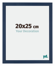 Mura MDF Photo Frame 20x25cm Dark Blue Swept Front Size | Yourdecoration.com