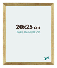 Mura MDF Photo Frame 20x25cm Gold Shiny Front Size | Yourdecoration.com