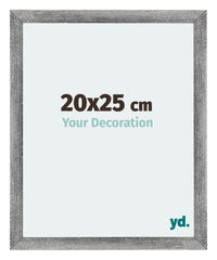 Mura MDF Photo Frame 20x25cm Gray Wiped Front Size | Yourdecoration.com