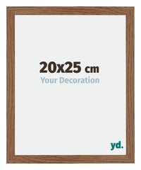 Mura MDF Photo Frame 20x25cm Oak Rustic Front Size | Yourdecoration.com