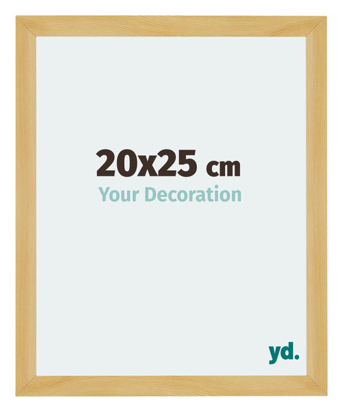 Mura MDF Photo Frame 20x25cm Pine Design Front Size | Yourdecoration.com