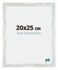 Mura MDF Photo Frame 20x25cm Silver Glossy Vintage Front Size | Yourdecoration.com