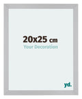 Mura MDF Photo Frame 20x25cm Silver Matte Front Size | Yourdecoration.com