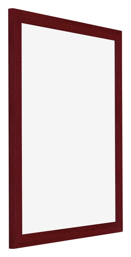 Mura MDF Photo Frame 20x25cm Winered Wiped Front Oblique | Yourdecoration.com