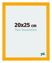 Mura MDF Photo Frame 20x25cm Yellow Front Size | Yourdecoration.com