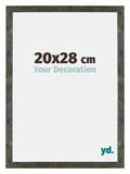 Mura MDF Photo Frame 20x28cm Blue Gold Melange Front Size | Yourdecoration.com