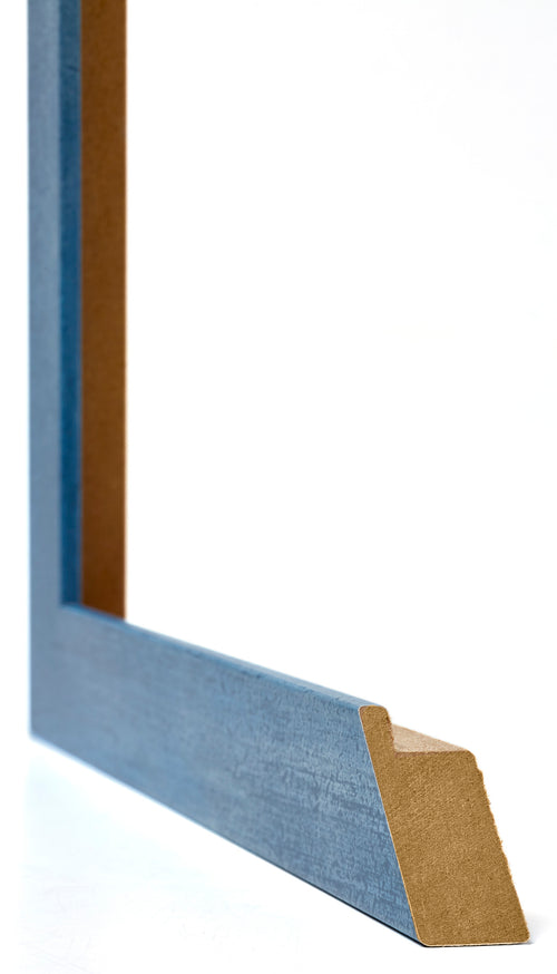 Mura MDF Photo Frame 20x28cm Bright Blue Swept Detail Intersection | Yourdecoration.com