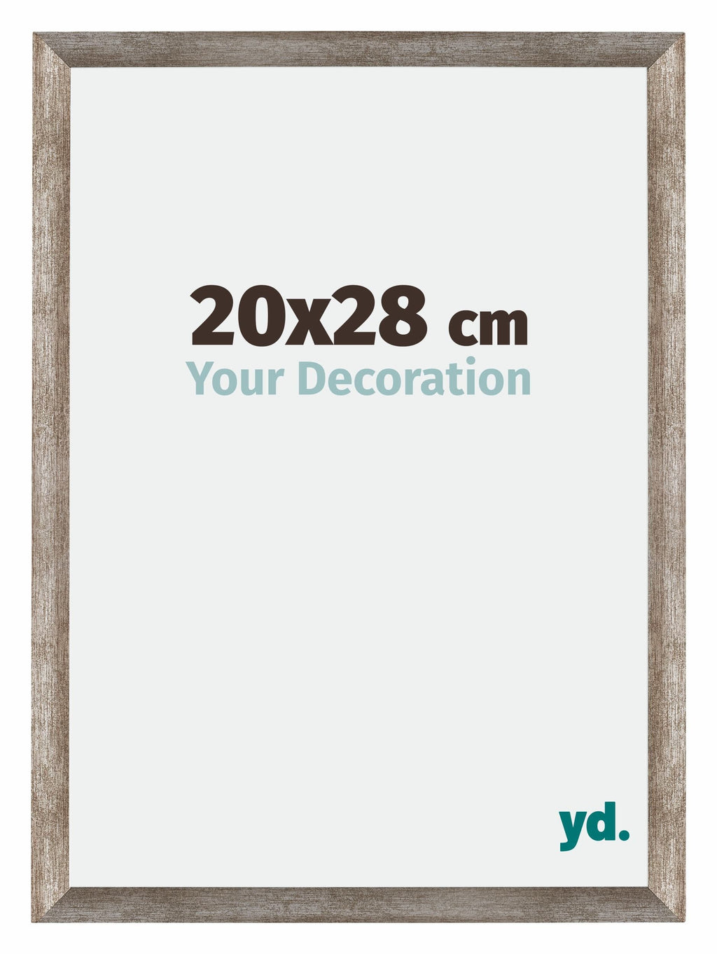 Mura MDF Photo Frame 20x28cm Metal Vintage Front Size | Yourdecoration.com