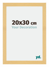 Mura MDF Photo Frame 20x30cm Beech Design Front Size | Yourdecoration.com