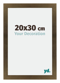 Mura MDF Photo Frame 20x30cm Bronze Design Front Size | Yourdecoration.com