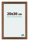 Mura MDF Photo Frame 20x30cm Copper Design Front Size | Yourdecoration.com