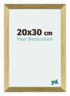 Mura MDF Photo Frame 20x30cm Gold Shiny Front Size | Yourdecoration.com