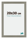 Mura MDF Photo Frame 20x30cm Gray Front Size | Yourdecoration.com