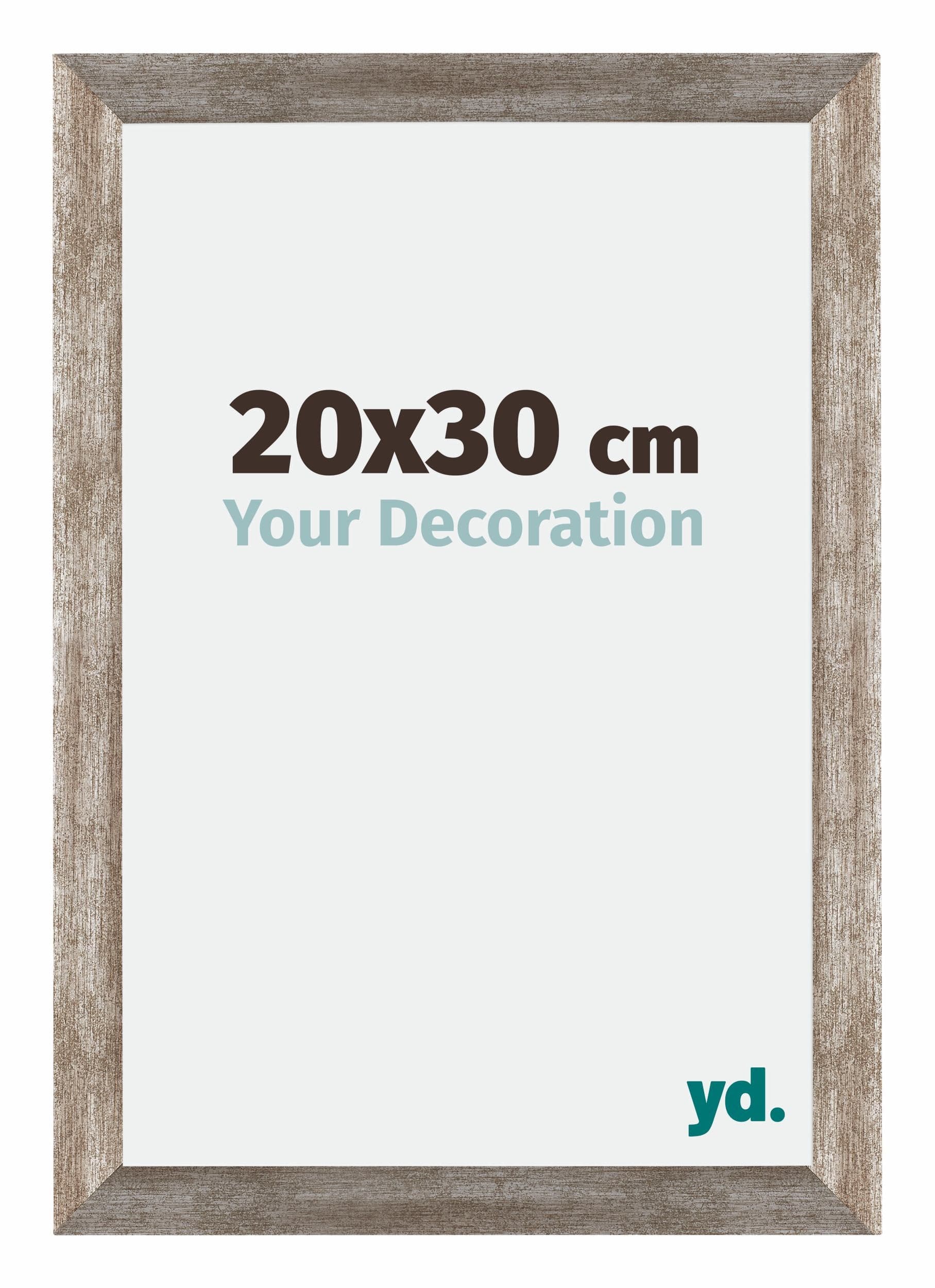 Mura MDF Photo Frame 20x30cm Metal Vintage Front Size | Yourdecoration.com
