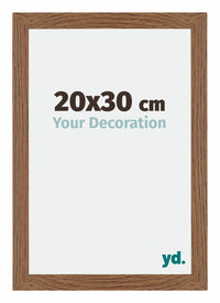Mura MDF Photo Frame 20x30cm Oak Rustic Front Size | Yourdecoration.com
