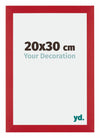 Mura MDF Photo Frame 20x30cm Red Front Size | Yourdecoration.com