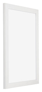 Mura MDF Photo Frame 20x30cm White High Gloss Front Oblique | Yourdecoration.com