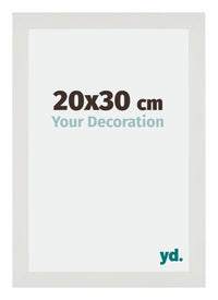 Mura MDF Photo Frame 20x30cm White Matte Front Size | Yourdecoration.com