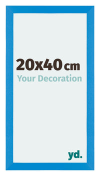 Mura MDF Photo Frame 20x40cm Bright Blue Front Size | Yourdecoration.com