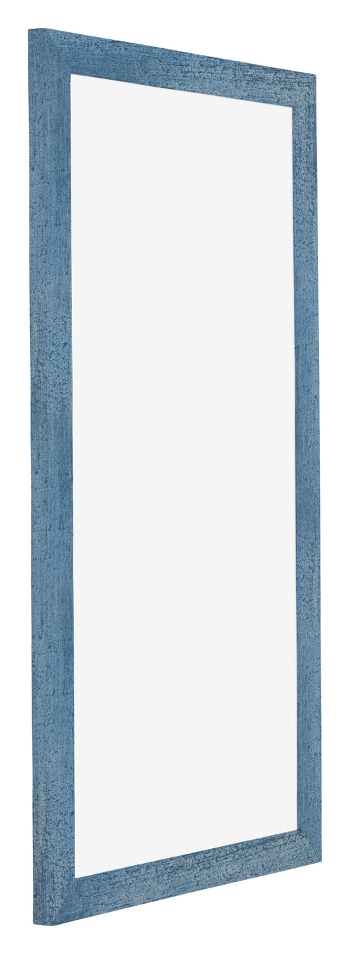 Mura MDF Photo Frame 20x40cm Bright Blue Swept Front Oblique | Yourdecoration.com
