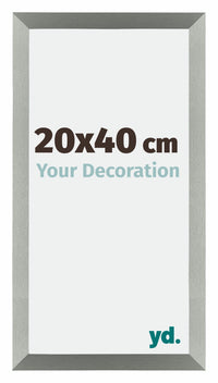 Mura MDF Photo Frame 20x40cm Champagne Front Size | Yourdecoration.com