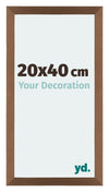 Mura MDF Photo Frame 20x40cm Copper Design Front Size | Yourdecoration.com