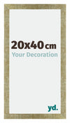 Mura MDF Photo Frame 20x40cm Gold Antique Front Size | Yourdecoration.com