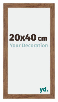 Mura MDF Photo Frame 20x40cm Oak Rustic Front Size | Yourdecoration.com