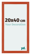 Mura MDF Photo Frame 20x40cm Orange Front Size | Yourdecoration.com