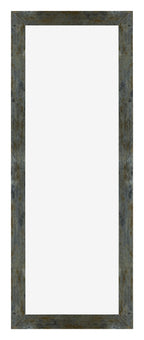 Mura MDF Photo Frame 20x60 Blue Gold Melange Front | Yourdecoration.com