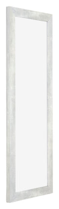 Mura MDF Photo Frame 20x60 Silver Glossy Vintage Front Oblique | Yourdecoration.com