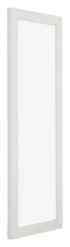 Mura MDF Photo Frame 20x60 White Matte Front Oblique | Yourdecoration.com