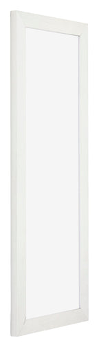 Mura MDF Photo Frame 20x60 White Wiped Front Oblique | Yourdecoration.com