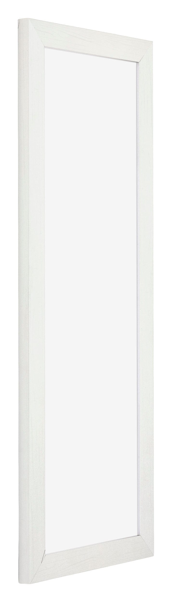 Mura MDF Photo Frame 20x60 White Wiped Front Oblique | Yourdecoration.com