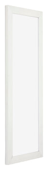 Mura MDF Photo Frame 20x60 White Wiped Front Oblique | Yourdecoration.com