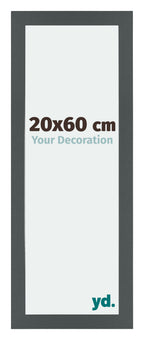Mura MDF Photo Frame 20x60cm Anthracite Size | Yourdecoration.com